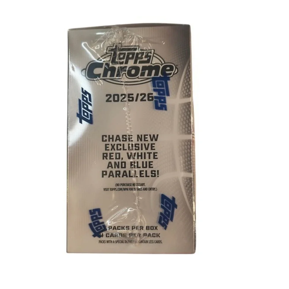 2025-26 Topps Chrome Basketball Value Box Factory Sealed NBA Cards NEW - Picture 4 of 5